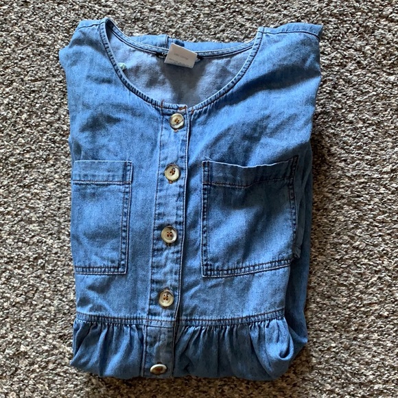 Vintage Chorus Blues Denim Maxi Dress - Picture 13 of 13